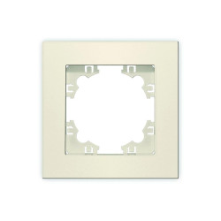 Рамка 1-м Афина сл. кость (ivory) Universal A0053-I