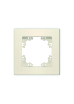 Рамка 1-м Афина сл. кость (ivory) Universal A0053-I