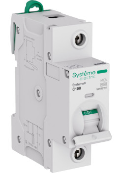 Systeme9 Автоматический выключатель (АВ) 27мм C 100A 1P 10 kA 230В