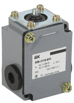 Выключатель концевой ВПК-2110-БУ2 толкатель IP65 IEK