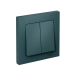 ATLASDESIGN 2-клавишный ВЫКЛЮЧАТЕЛЬ, сх.5, 10АХ, в сборе, ИЗУМРУД