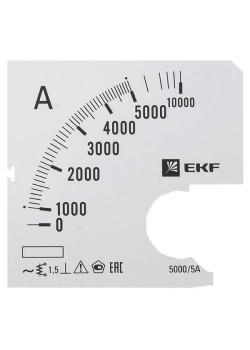 Шкала сменная для A721 5000/5А-1,5 EKF