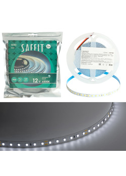 Лента светодиодная  SST02 SAFFIT 120SMD(2835)/м 9.6Вт/м 12V 5000*8*1.22мм 6500К, IP20