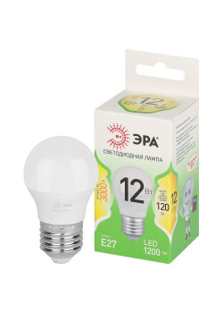 Лампа светодиодная GREEN LINE P45-12W-830-E27 GL 12Вт шар 3000К свет тепл. E27 Эра Б0067015