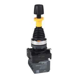 Джойстик OptiSignal D22 C5-J4B-240 пластиковый 4 положения 4НО без фиксации с блокировкой