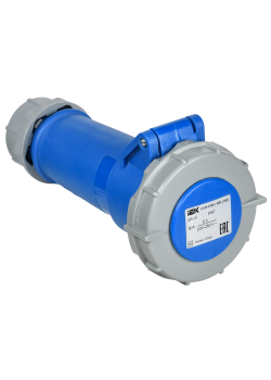Розетка переносная ССИ-2132 16А-6ч 220В 2P+PE IP67 IEK