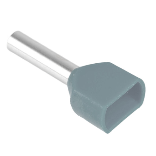 LD406-7510 Наконечник штыревой втулочный изолированный НШВИ(2) 0,75-10 (упаковка 100 шт)