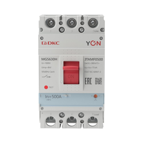 Авт. выкл. YON MGS630 3P 400-500A 75kA Авт. выкл. YON MGS630 3P 400-500A 75kA
