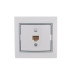 Розетка компьютерная 1-м СП Mira RJ45 бел./сер. LEZARD 701-0215-139 Розетка компьютерная 1-м СП Mira RJ45 бел./сер. LEZARD 701-0215-139