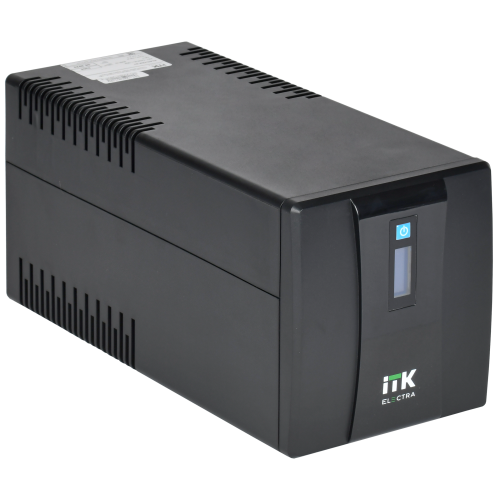 ITK ELECTRA ET ИБП однофазный линейно-интерактивный 1000ВА/600Вт 4хSchuko LCD дисплей АКБ 2х7AH USB