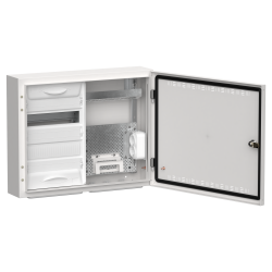 TITAN 5 Корпус комбинированный ЩРн-24 (2х24) 460х570х140мм IP30 белый IEK