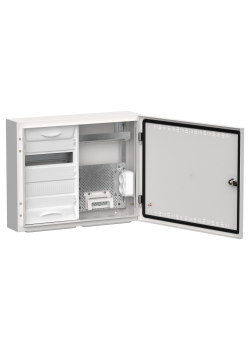 TITAN 5 Корпус комбинированный ЩРн-24 (2х24) 460х570х140мм IP30 белый IEK