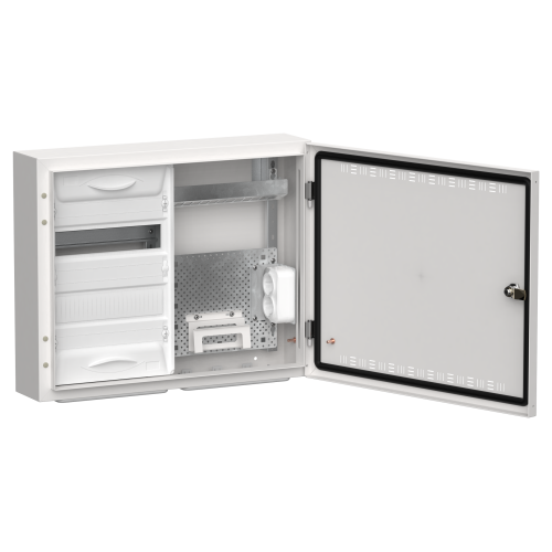 TITAN 5 Корпус комбинированный ЩРн-24 (2х24) 460х570х140мм IP30 белый IEK