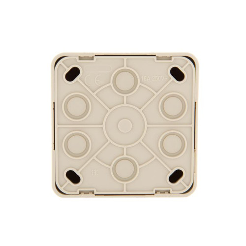 Розетка компьютерная 1-м ОП Viola RJ45 крем. LEZARD 751-0300-139