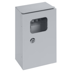 Корпус металлический ЩУ-МП (295х190х110) с окном IP54 Народный эконом