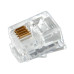 Разъем телефонный RJ-14 6P4C (уп.100шт) Rexant 05-1012 Разъем телефонный RJ-14 6P4C (уп.100шт) Rexant 05-1012