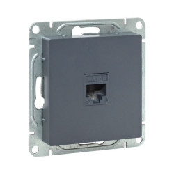 Механизм роз., RJ45 (cat5), графит., Эпика EKF