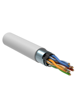 ITK Витая пара F/UTP кат. 5E 4х2х24AWG solid PVCLS нг(А)-LSLTx белый (305м) РФ