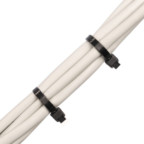 Хомут нейлоновый КСС 9х400 черн. (уп.100шт) Fortisflex 89908 Хомут нейлоновый КСС 9х400 черн. (уп.100шт) Fortisflex 89908