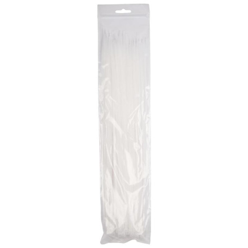 Хомут кабельный PCT 3.6х350-100WH 3.6х350 PA6.6 бел.(уп.100шт) JazzWay 5053885