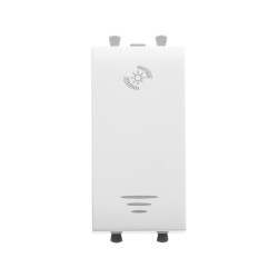 Диммер кнопочный модульный для LED ламп, Avanti, белое облако, 1 модуль