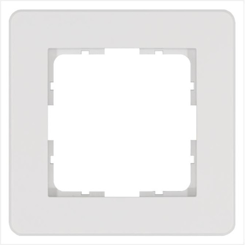 Рамка 1-м G-Flex бел. глянцевый Jasmart G1101W