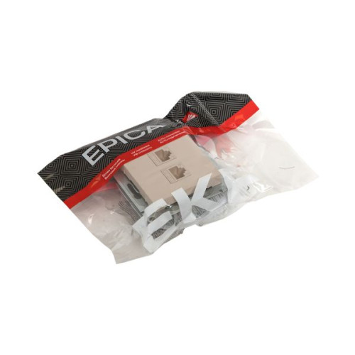 Механизм роз., RJ45 (cat5), крем., Эпика EKF