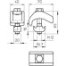 Комплект фиксатора TKH H30 гор. оцинк. TKH-S-30 FT (уп.2шт) OBO 6355804 Комплект фиксатора TKH H30 гор. оцинк. TKH-S-30 FT (уп.2шт) OBO 6355804