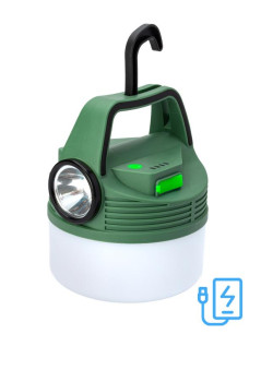 Фонарь аккумуляторный кемпинговый походный 16Вт SMD LED+3Вт LED Li-ion 18650 2400мА.ч Power-bank корпус ABS-пластик индикатор уровня заряда USB-шнур складной крючок для подвешивания матов. рассеив. КОСМОС KOC616Lit