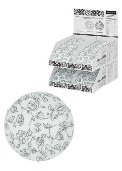 Светильник декоративный СД 1*60 Вт, E27, D250 мм, круг, Сатин, Народный