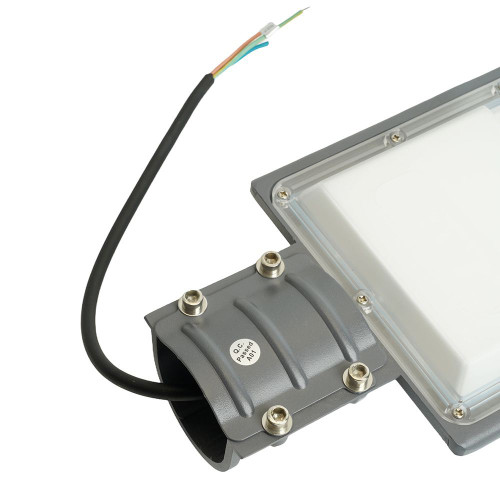 Светодиодный уличный консольный светильник Feron SP3034 80W 6400K 230V, серый Светодиодный уличный консольный светильник Feron SP3034 80W 6400K 230V, серый