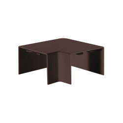 Поворот на 90 гр. КМП 40x25 бук (4 шт./комп.) TDM