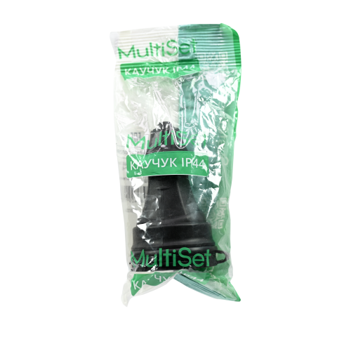 MULTISET Розетка 2К+З кабельная каучуковая 16 А/250 В IP44 ЧЁРНАЯ MULTISET Розетка 2К+З кабельная каучуковая 16 А/250 В IP44 ЧЁРНАЯ