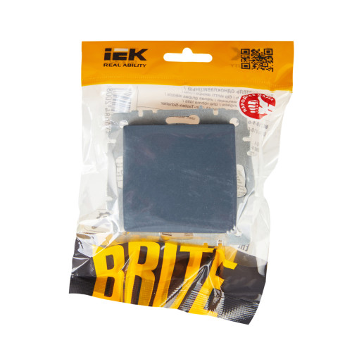 BRITE Выключатель 1-клавишный 10А ВС10-1-0-БрМ маренго IEK BRITE Выключатель 1-клавишный 10А ВС10-1-0-БрМ маренго IEK