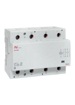 Контактор модульный КМ 100А 2NO+2NC 230В АС (6 мод.) AVERES EKF