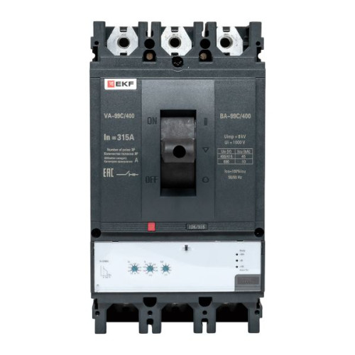ВА-99C 400/315А 3P 45кА с электронным расцепителем EKF
