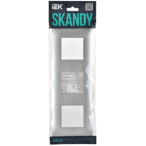 SKANDY Рамка 3-местная SK-F03S серебряный IEK SKANDY Рамка 3-местная SK-F03S серебряный IEK