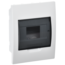 Корпус пластиковый ЩРВ-П-6 черная прозрачная дверь IP41 GENERICA