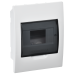Корпус пластиковый ЩРВ-П-6 черная прозрачная дверь IP41 GENERICA