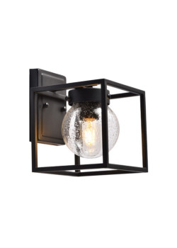 Светильник садово-парковый Feron PL701 на стену вниз  60W E27 230V, черный