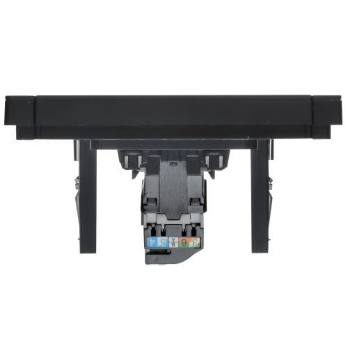 FORTE&PIANO Розетка компьютерная RJ45 кат.5E FP132M металл черный IEK FORTE&PIANO Розетка компьютерная RJ45 кат.5E FP132M металл черный IEK