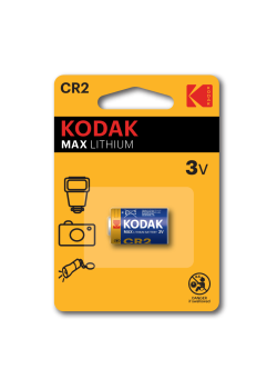 Элемент питания литиевый CR2 3В MAX Lithium (блист. 1шт) KODAK Б0014848