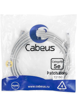 Cabeus PC-UTP-RJ45-CAT.5E-5M