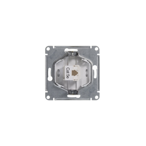 GLOSSA РОЗЕТКА компьютерная RJ45 кат. 5e, механизм, БЕЛЫЙ GLOSSA РОЗЕТКА компьютерная RJ45 кат. 5e, механизм, БЕЛЫЙ
