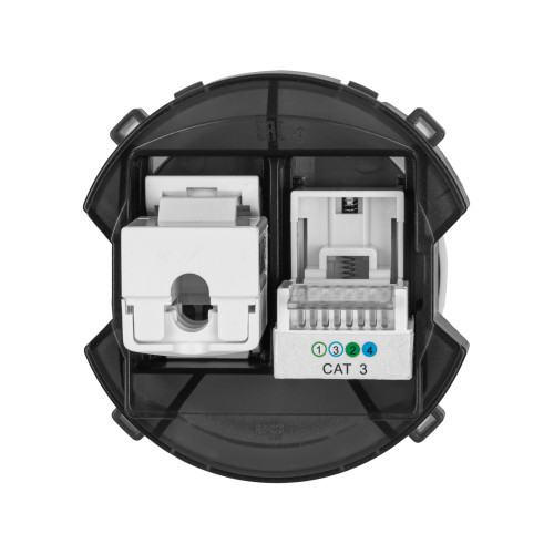 Розетка телефонная RJ11 + компьютерная RJ45 фисташковая, Розетка телефонная RJ11 + компьютерная RJ45 фисташковая,