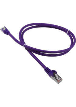 Патч-корд Lanmaster LAN-PC45/U5E-2.0-VI UTP RJ-45 вил.-вилка RJ-45 кат.5E 2м фиолетовый LSZH (уп.:1шт)