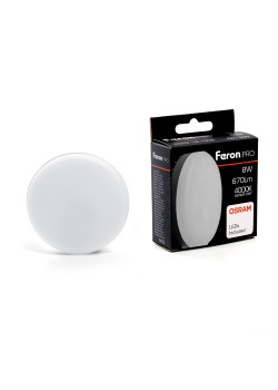 Лампа светодиодная Feron LB-1508 GX53 8W 175-265V 4000K OSRAM LED
