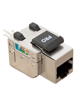Модуль Keystone розеточный TERACOM PRO Cat.5E RJ-45 экран. FTP 110 IDC 90 град.