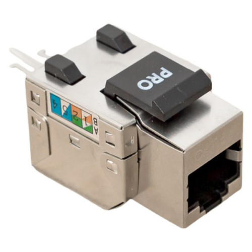 Модуль Keystone розеточный TERACOM PRO Cat.5E RJ-45 экран. FTP 110 IDC 90 град.