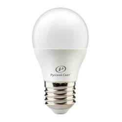 Лампа светодиодная RS LED G45 E27 8W 220-240V 8Вт шар 4000К E27 800лм 220-240В Ra90 20010445125